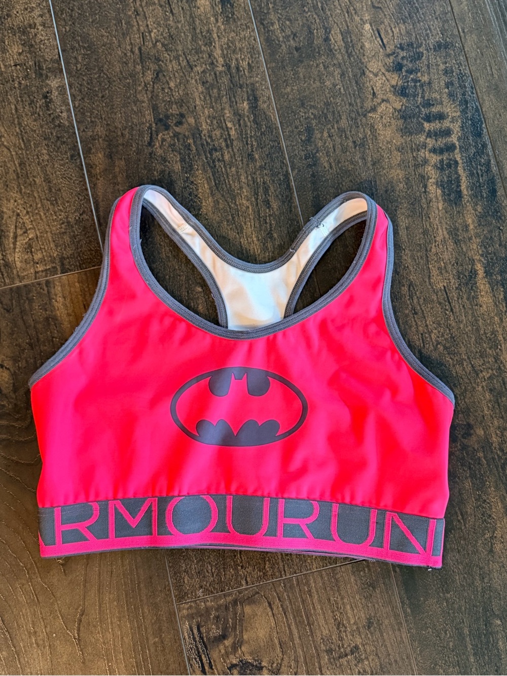 UA Pink Batman Sports Bra